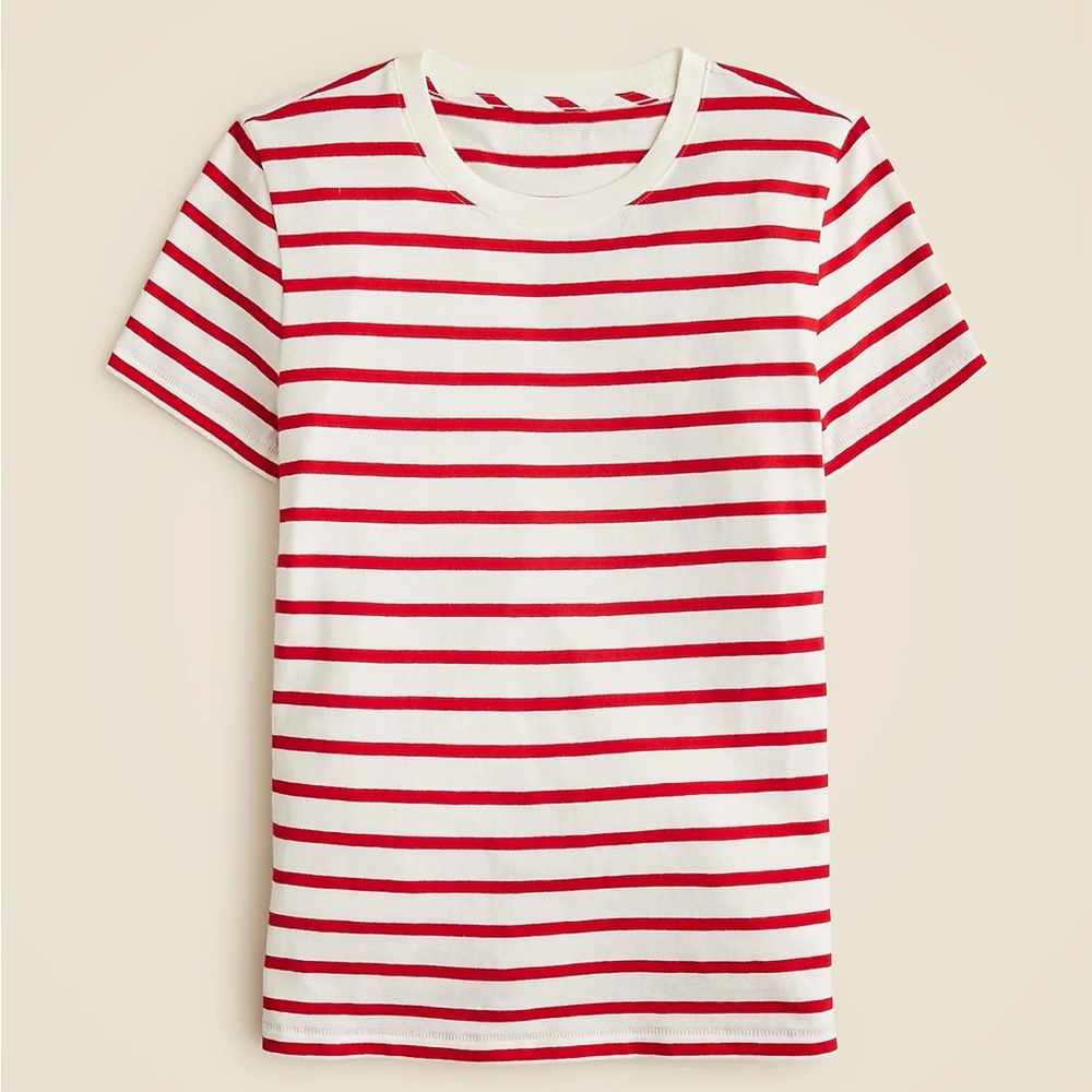 J.Crew Vintage jersey classic-fit crewneck T-shirt in stripe